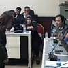 Ketua DPRD memanggil dan melarang mahasiswi merekam acara audiensi atara DPRD Kota Cimahi dan Peserta Aksi, Rabu (12/02/2025)