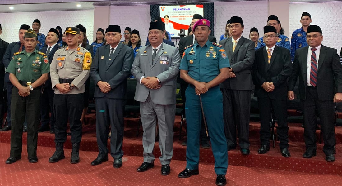 Pemkot Ambon Lantik Pejabat Baru dalam Gerbong Birokrasi