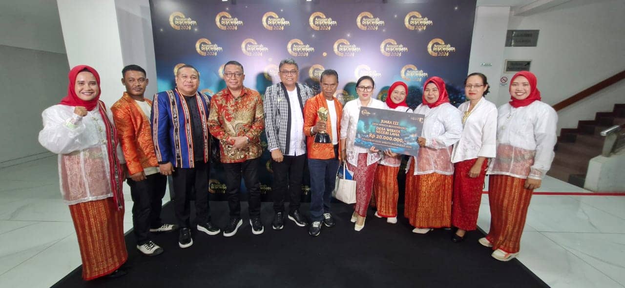 Negeri Laha Juara III Desa Wisata Berkembang Pada ADWI 2024