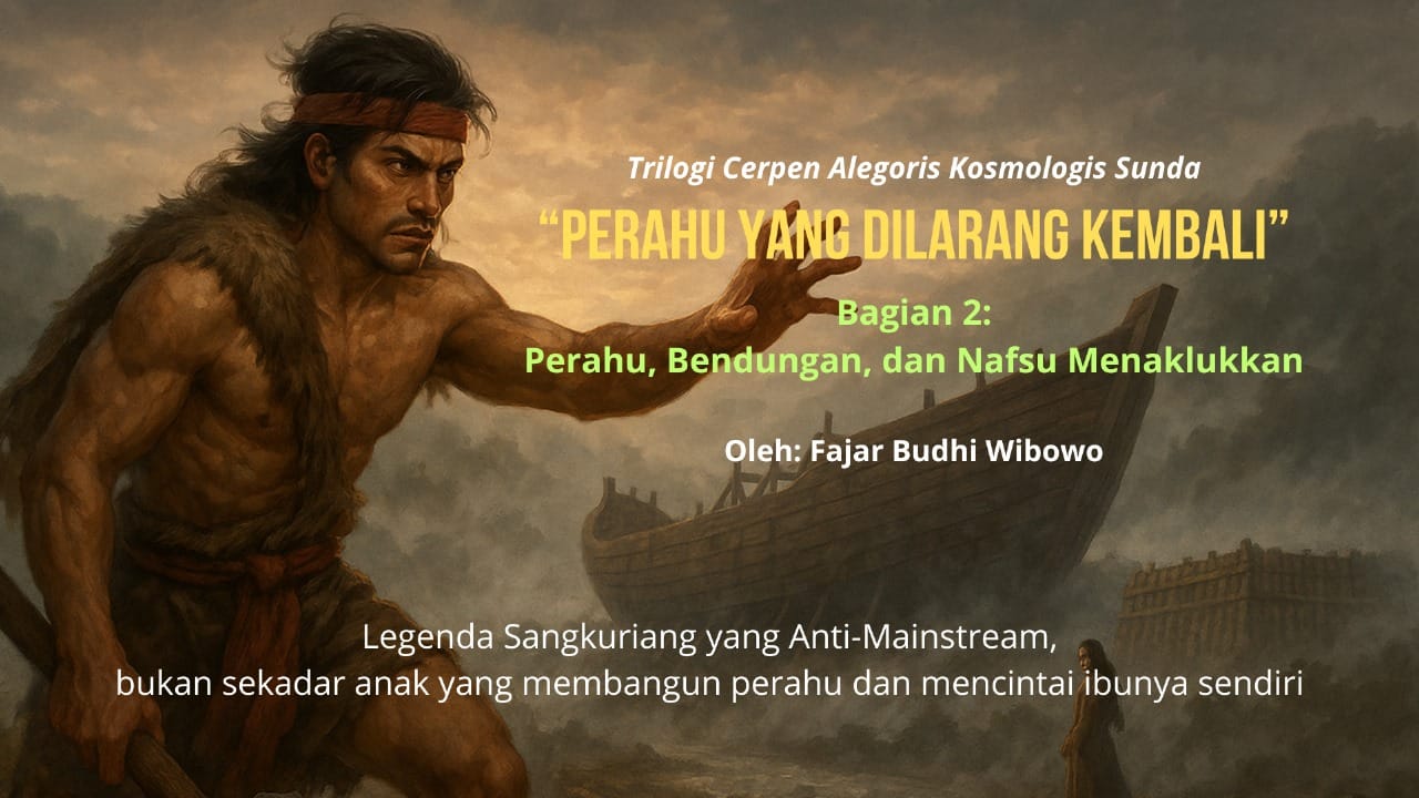 Trilogi Cerpen Alegoris Kosmologis Sunda - Perahu yang Dilarang Kembali - Bagian 2: Perahu, Bendungan, dan Nafsu Menaklukkan - Oleh: Fajar Budhi Wibowo