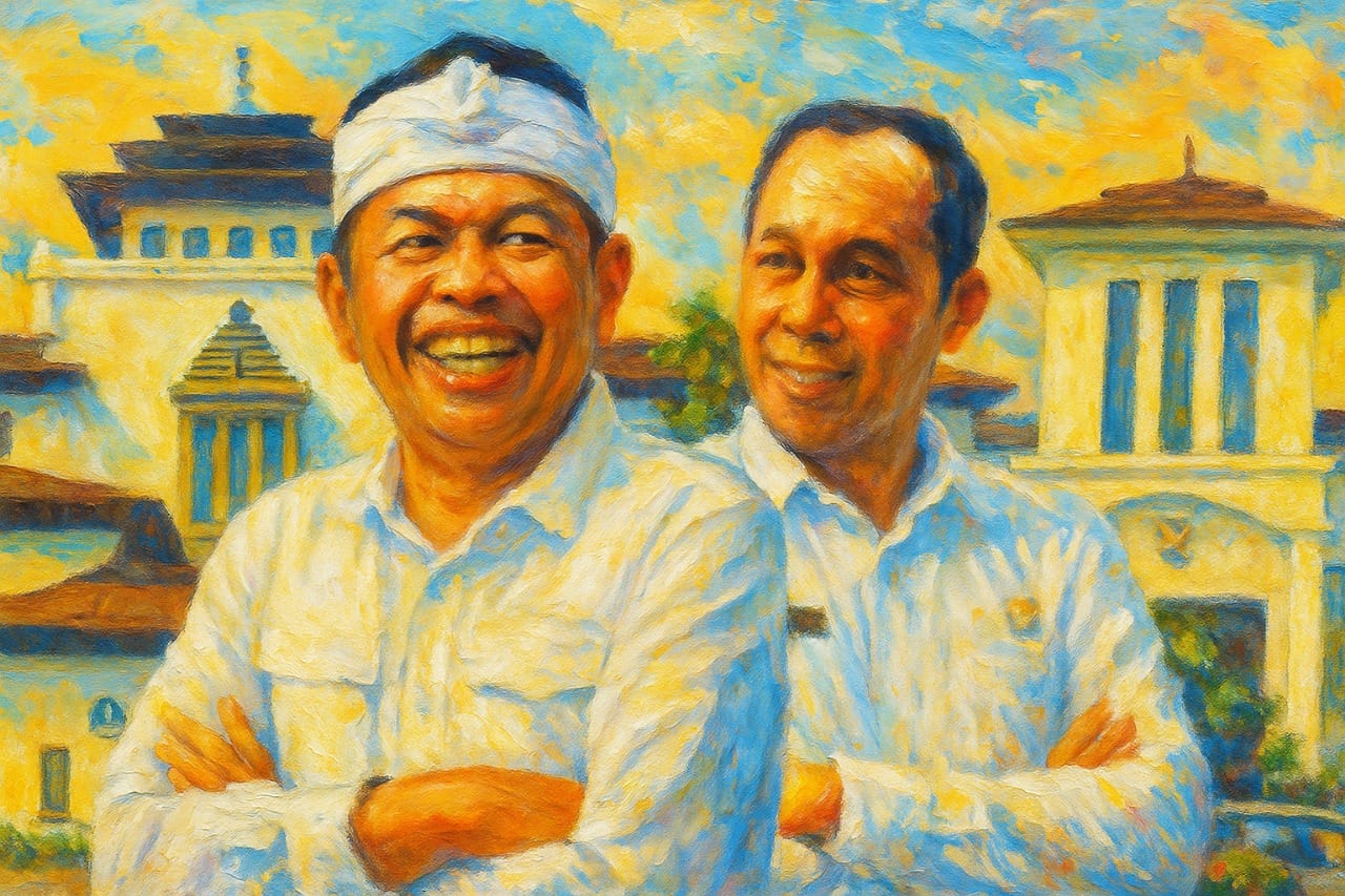Pembangunan Kebudayaan sebagai Jalan Strategis Masa Depan - Ilustrasi Gubernur Jawa Barat & Wali Kota Cimahi (Foto: AI)