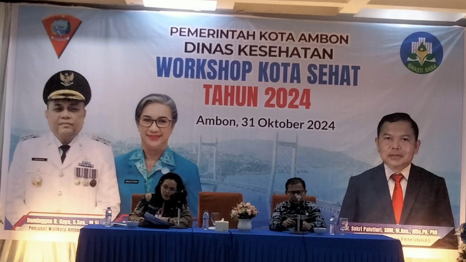 Menuju Ambon Sehat 2026, Pemkot Ambon Gelar Workshop Kota Sehat