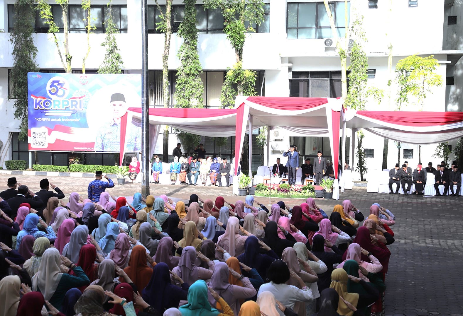 Peringatan hari Korpri Kota Cimahi Tahun 2024