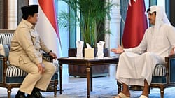 Presiden Republik Indonesia, Prabowo Subianto melakukan pertemuan resmi dengan Emir Qatar, Yang Mulia Syekh Tamim bin Hamad Al-Thani pada Jumat, 12 September 2025. Foto: BPMI Setpres/Cahyo