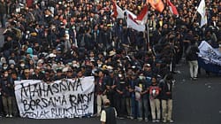 Ilustrasi aksi mahasiswa - Foto: tirto.id andrey gromico
