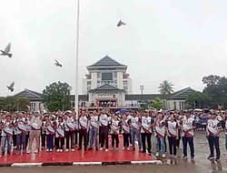 Pencanangan HUT Kota Ambon ke-449 Tahun 2024 Meriah
