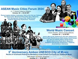 ASEAN Music Cities Forum Rayakan HUT ke-5 Ambon City of Music