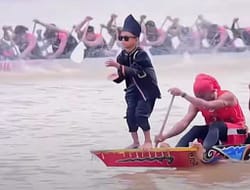 Penari Cilik Pacu Jalur Kuansing Viral Mendunia