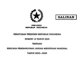 Perpres RPJMN 2025–2029: Batu Loncatan Menuju Indonesia Emas 2045