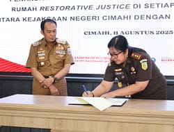 Pemkot Cimahi Dan Kejari Menandatangani MoU Restorative Justice