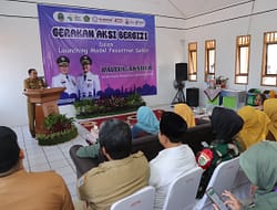 Aksi Bergizi Dalam Deklarasi Pos Kesehatan Pesantren Baitul Anshor Kota Cimahi 2025