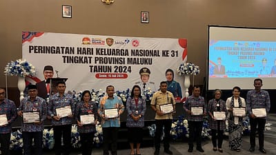 Pemkot Ambon Raih Penghargaan pada Harganas Provinsi Maluku