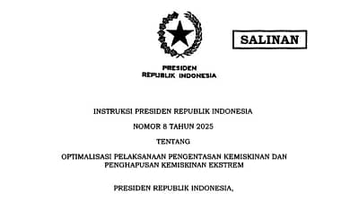 Inpres 8/2025: Strategi Baru Pemerintah Selesaikan Kemiskinan Ekstrem