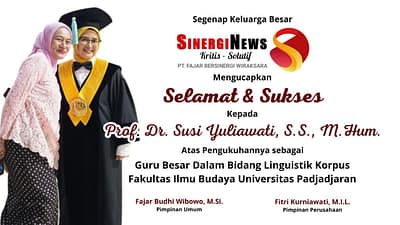 Ucapan Selamat dan Sukses dari SinergiNews