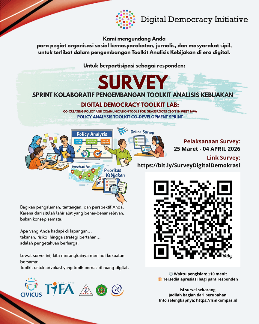 Survey Demokrasi Digital LSM KOMPAS