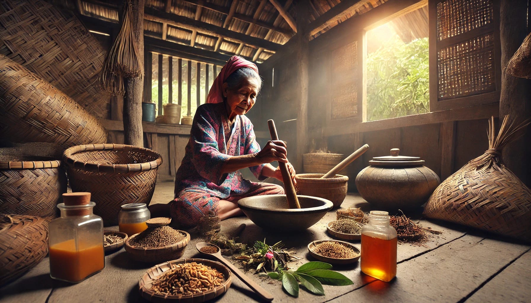 IPTEK Berbasis Keadiluhungan Adat. (Gambar dibuat oleh AI)